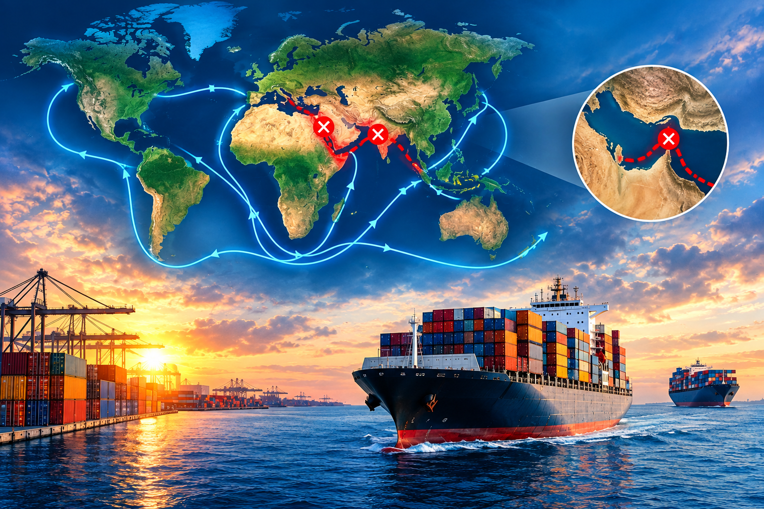 Red Sea & Strait of Hormuz Blockade & Global Trade: How Route Disruptions Are Reshaping Logistics-Blog
