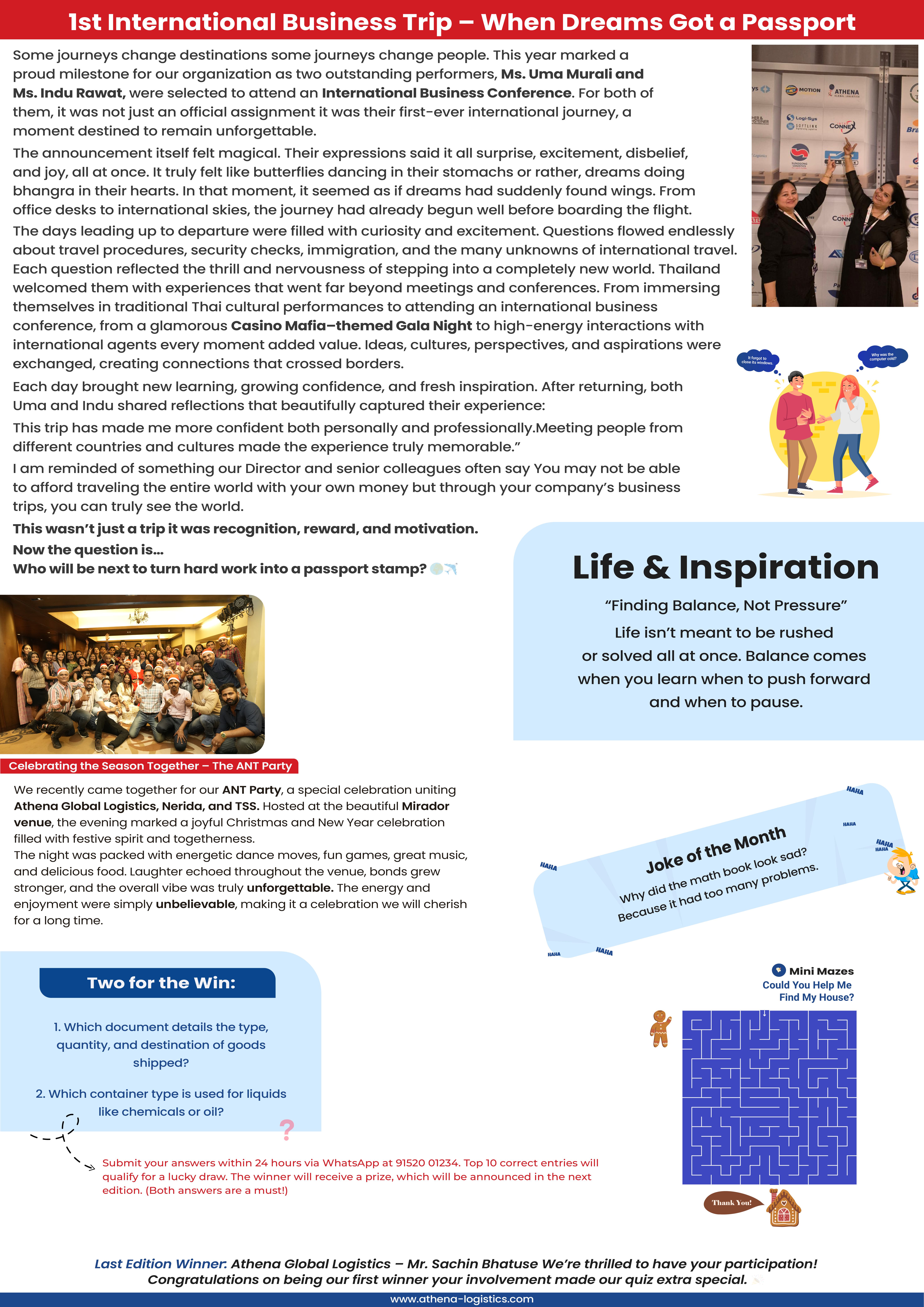 Athena Dispatch: January Issue 4 Page 4