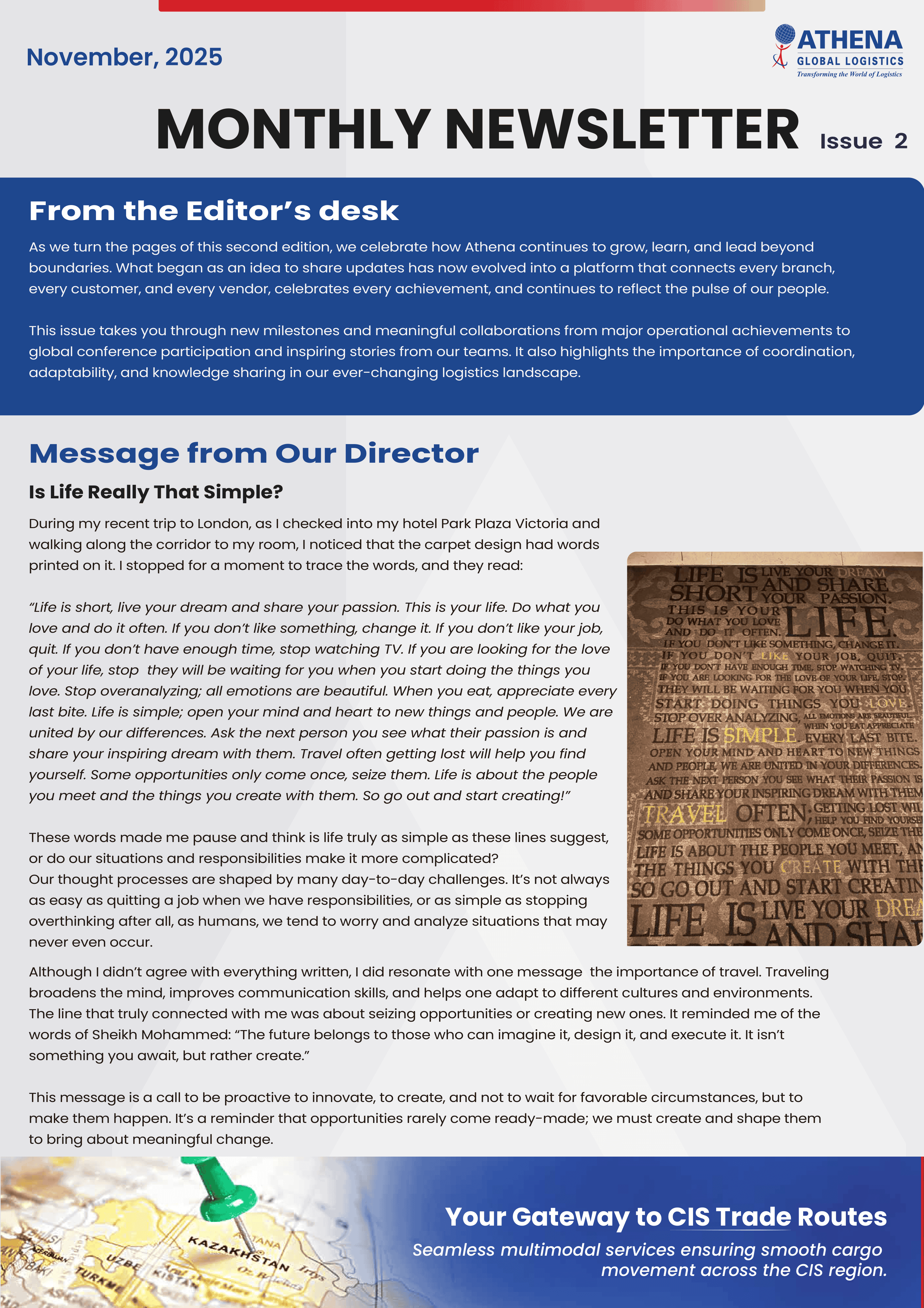 Athena Dispatch: November Issue 2