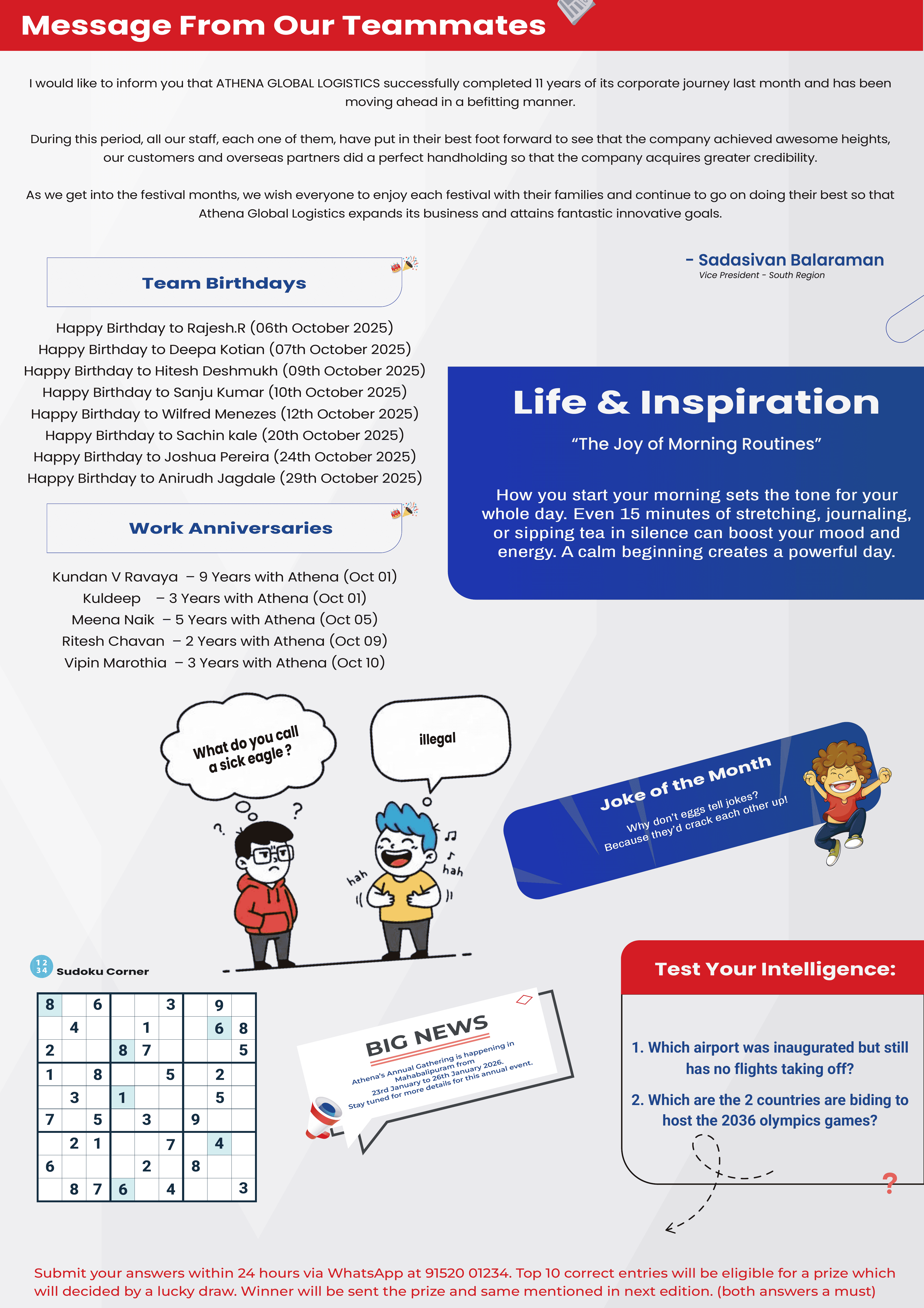 Athena Dispatch: October Issue 1 Page 4